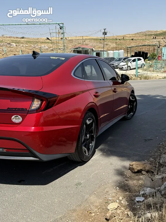 هيونداي سوناتا انسبريشن 2022 Sonata Black edition  سبورت حرة مميزة عداد قليل 49 الف km فحص كامل فل