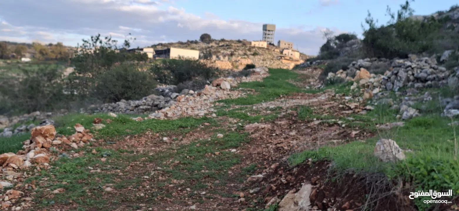 800متر طابوا فلسطيني في اجمل موقع بالكفريات واطلالة مميزةمنطقة( b)صالحة للبناء