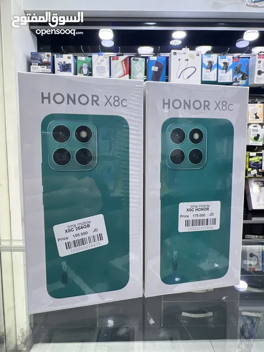 Honor X8c (256 GB / 8 GB RAM) هونر  جديد مسكر 256 جيجابايت/ 8 جيجابايت رام  جديد مسكر كفالة الوكيل