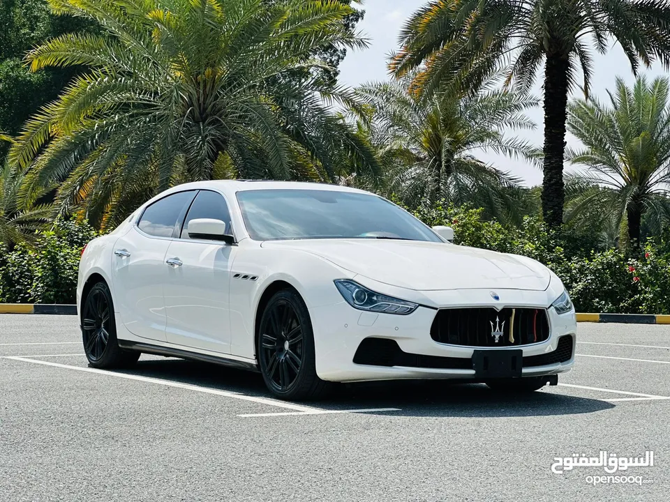 ‏Maserati Ghibli V6 2015 Gcc TOP CONDITION