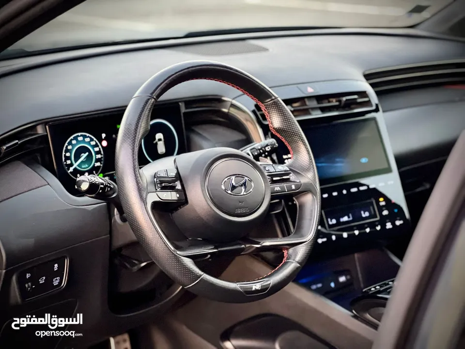 هونداي توسان N-Line /2022 فل الفل فتحة سقف بانوراما  2x4 ///240Hp   ( Haybrid) 1600cc