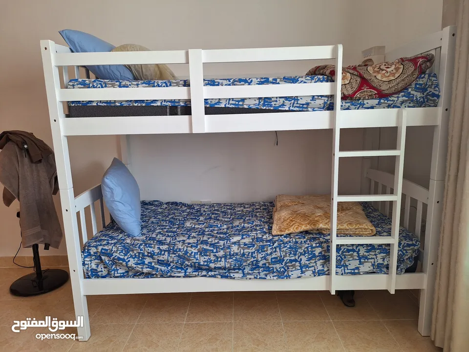 One month old bunk beds