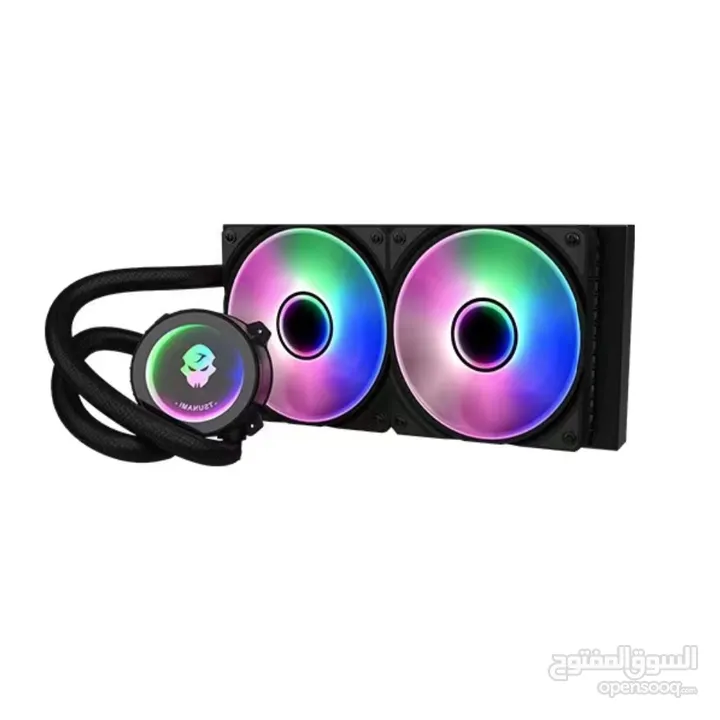 مبرد مائي أصلي للمعالجات COOLMAN 240MM ARGB GAMING LIQUID COOLING FOR AMD & INTEL LGA1700 CPU