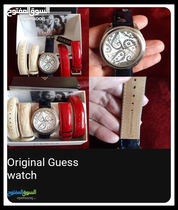 pre owned bags and shoes, guess watch