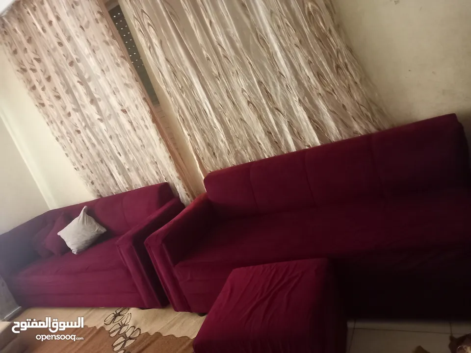 كنب تفصيل خشب زان مستعمل للبيع