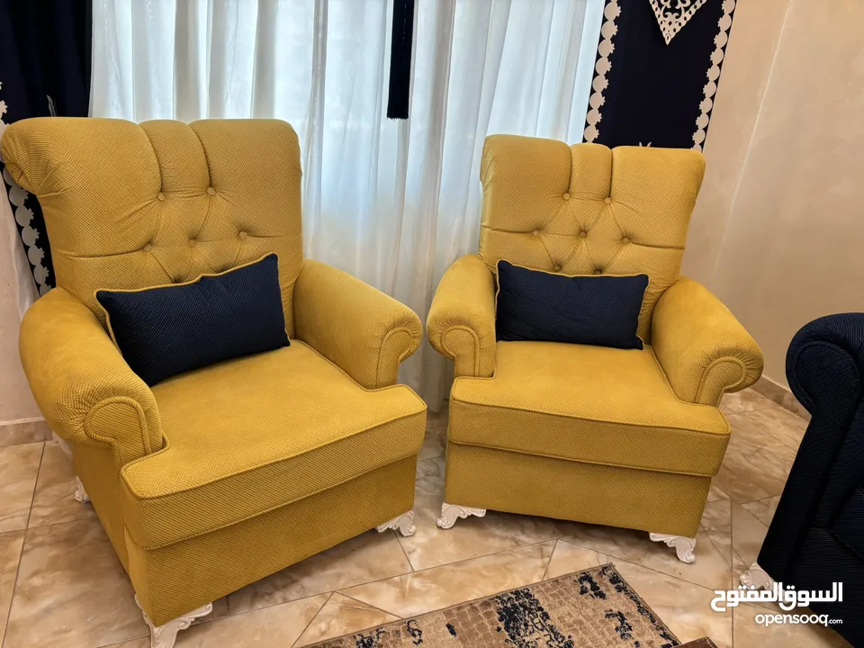 طقم كنب فاخر 7 مقاعد