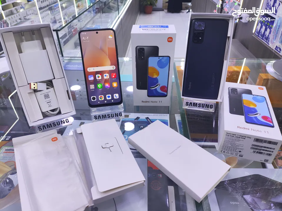 شاومي  NOTE 11  جيجا 128 رام 6 واضافة معه الكرتونه وكامل اغراضو الاصليات متوفر توصيل