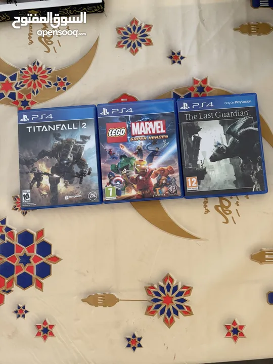 سيديهات ps4 شبه جديد  جميعهم 50 شيكل