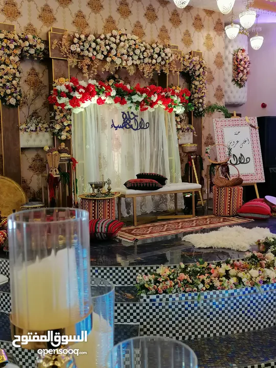 كوشات فاخرة للإيجار للأعراس والخطوبة (عمان)