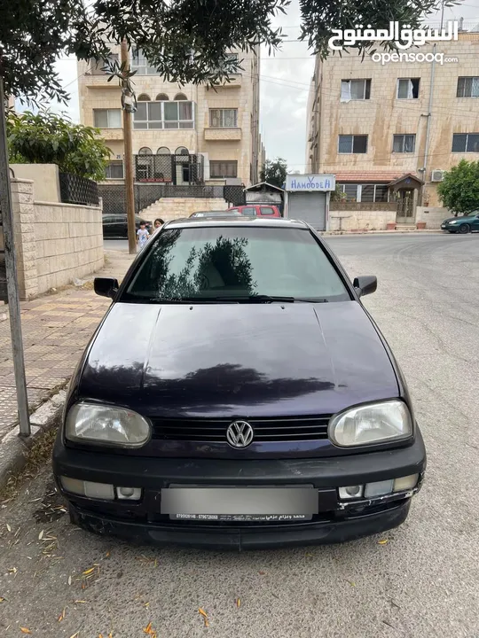 جولف موديل 1993 للبيع لون باذنجاني كامل اضافات