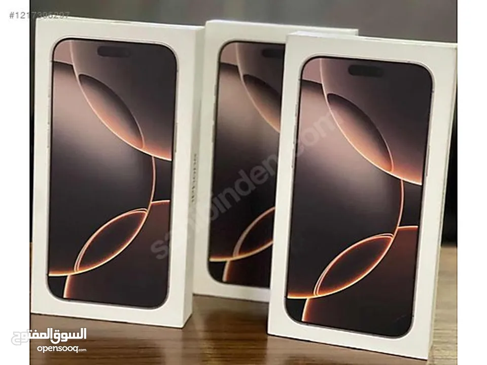 Iphone 16 Pro Max // ايفون 16 برو ماكس جديد كفالة الشرق الاوسط جميع الالوان  افضل سعر
