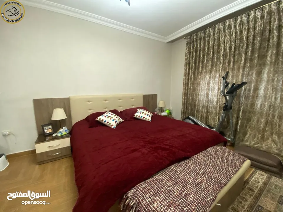 شقة أرضية فاخرة للبيع في خلدا العوجانية  - قرب جامع الهمشري 200م مع ترس امامي 70م تشطيب سوبر ديلوكس