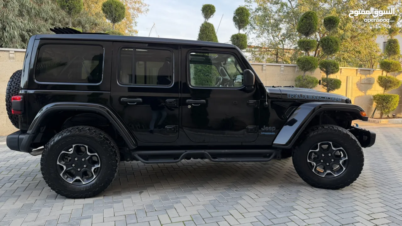 جيب رابيكون ترخيص 2022 محرك 2000 هايبرد plugin/يقطع على الشحنه 30 كيلو 375 حصان