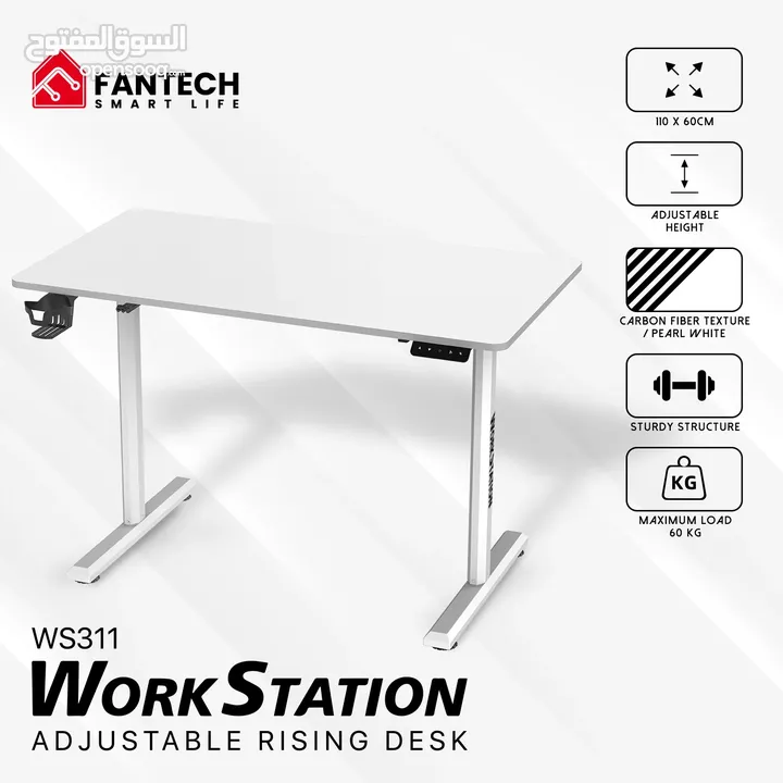 Fantech WS311 Work Station Adjustable Rising Desk