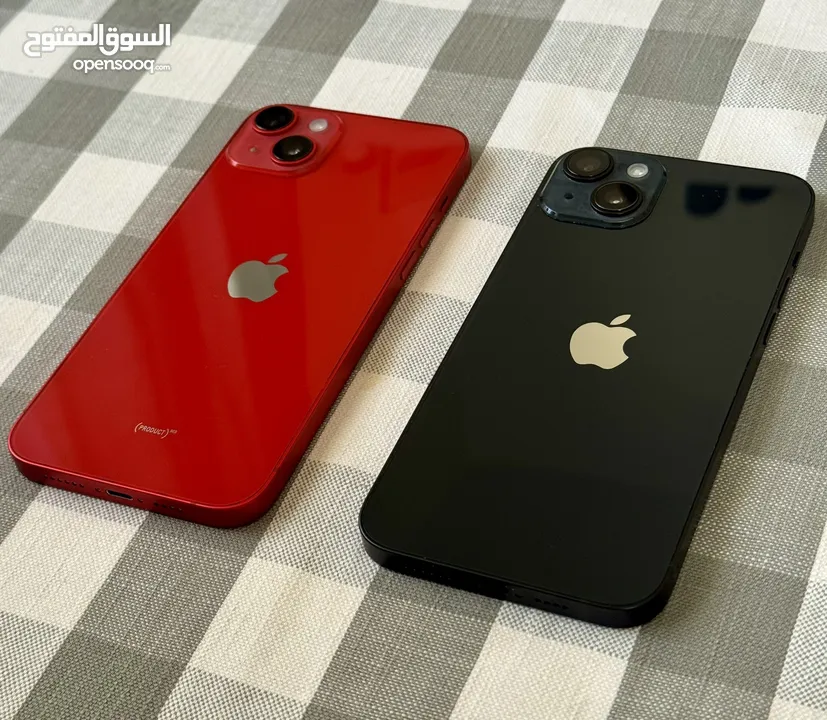 iPhone 14 plus red and black 128GB used like new