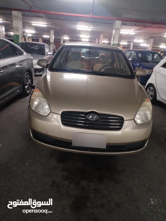 هيونداي اكسنت 2009 ماتور 1600 cc اصلي 4 جيد ممشى قليل بحاله الوكاله