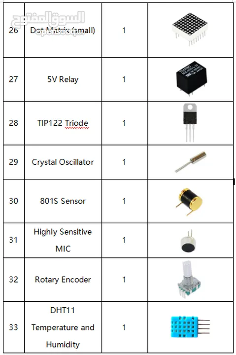 2560 R3 kit arduino كيت اردوينو