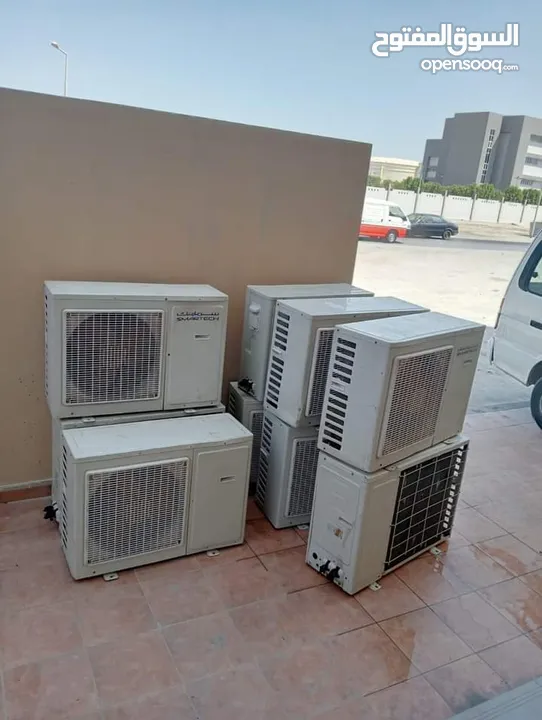 we are selling the used split ac   indoor. out door  ducted split indoor outdoor  contact