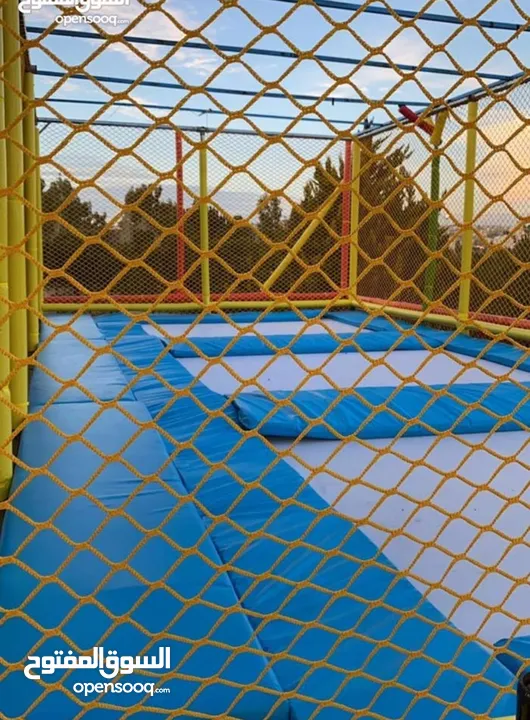 جميع قطع غيار ترامبولين شبك و ارضية و واقي زمبرك وزمبركات وحديد.