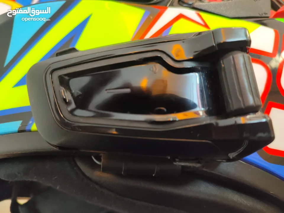 FOR SALE: CARDO PACKTALK BLACK Special Edition Intercom and HELMET MV AGUSTA RED