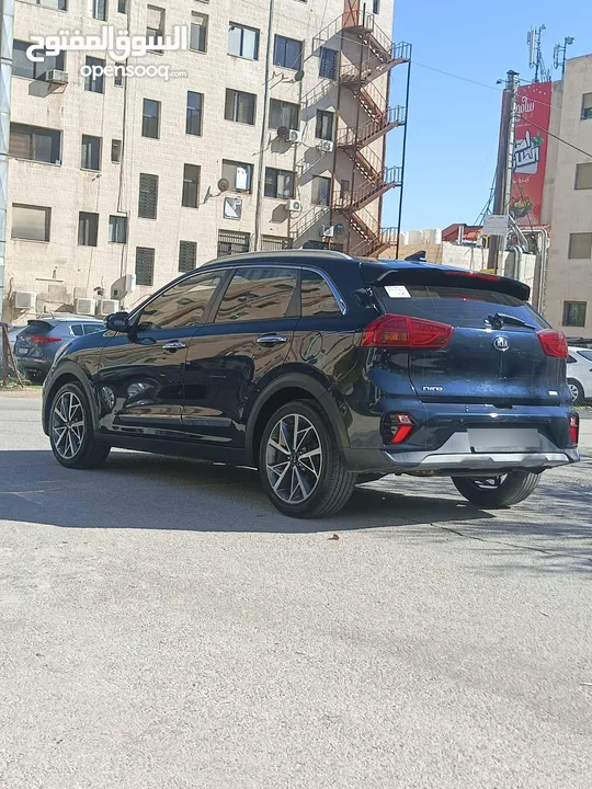 كيا نيرو 2020  تورينج لون كحلي سمارات فحص كامل جمرك حديث وارد كوري
