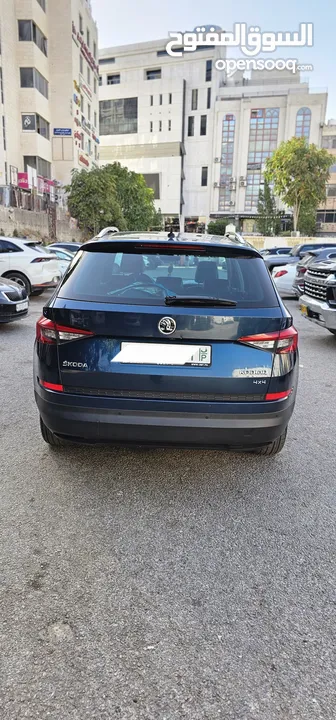 سكودا كوديك 2019 فل ابشن بحالة الوكالة دهان الشركة فل الفل سقف بانوراما رنجات اصلية