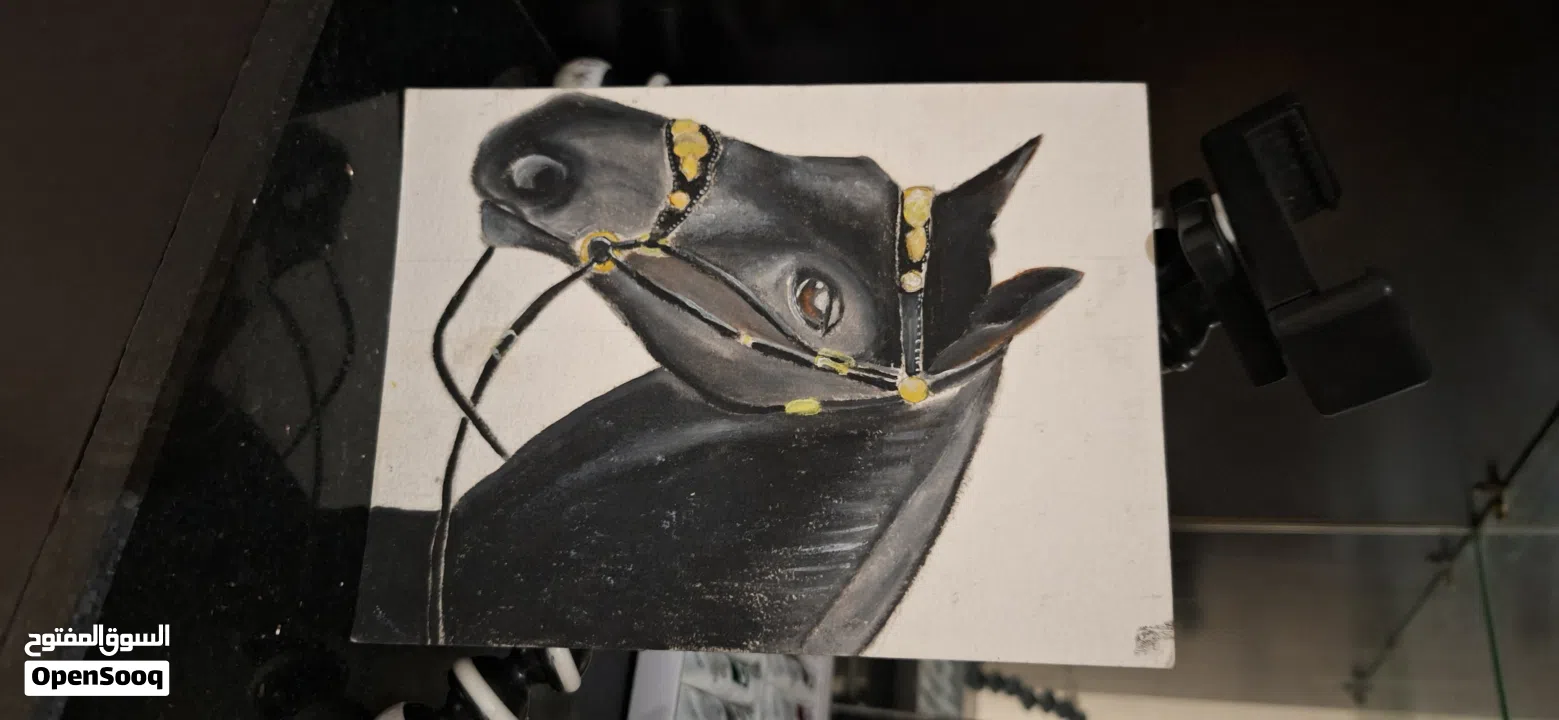 Handmade Oil Painting on Hard Paper – Perfect for Home Decoration