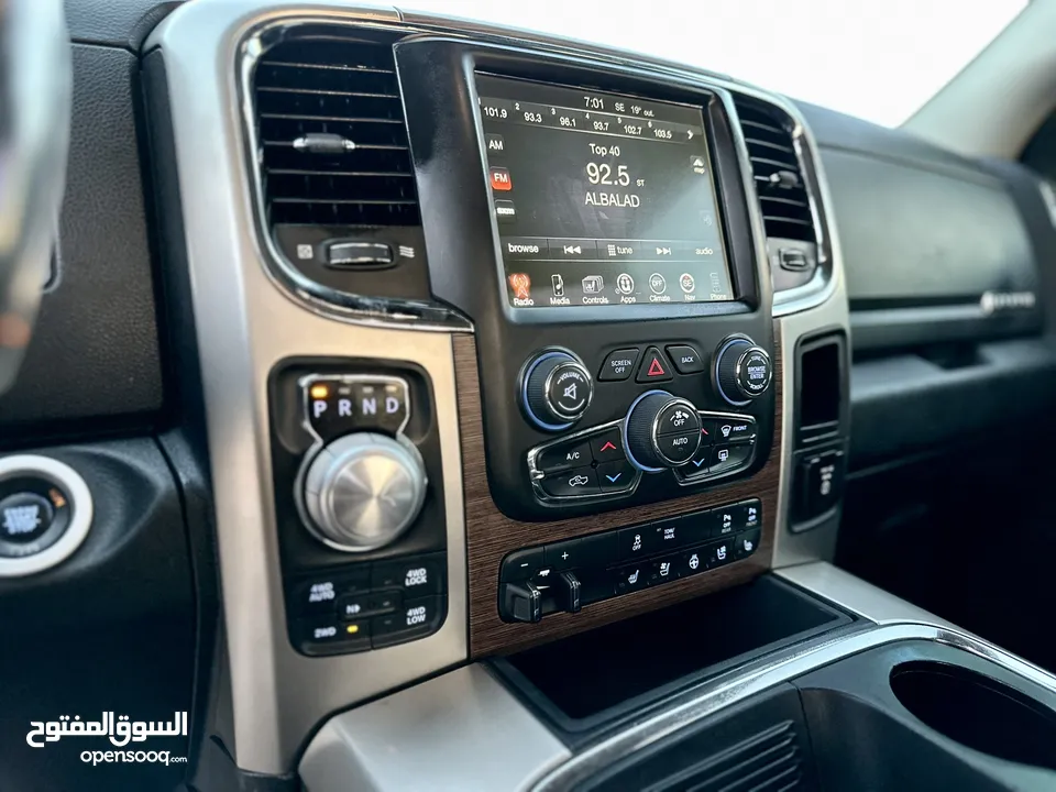 Ram 1500 ecodiesel Laramie 4x4 2017 فحص ، كلين ، تيربو ديزل ، مميز