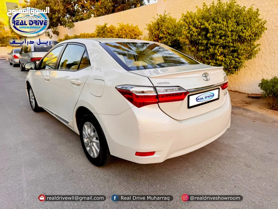 TOYOTA COROLLA XLI  Year-2019  Engine-2.0L  Colour-White  Sunroof / ZERO ACCIDENT