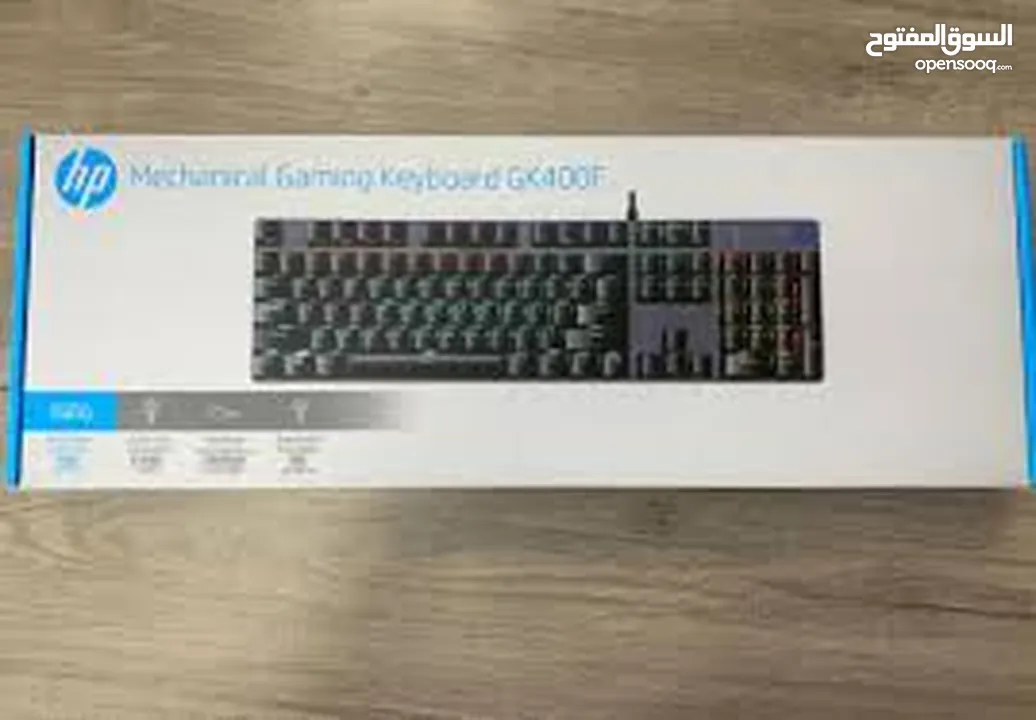 GK400F keyboard hp Mechanical Gaming كيبورد جيمنج من اتش بي مواصفات ممتازة مضيئ  