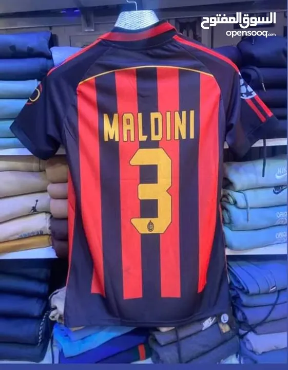 قميص نادي ميلان مالديني 2009   Jersey of Milan 2009 maldini   متوفر جميع قيسات من  M الى XXL