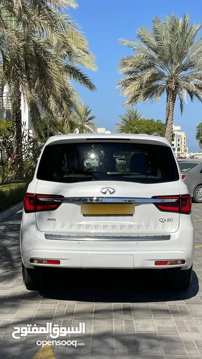 إنفنيتي Qx80 موديل 2022 وارد امريكا فورويل