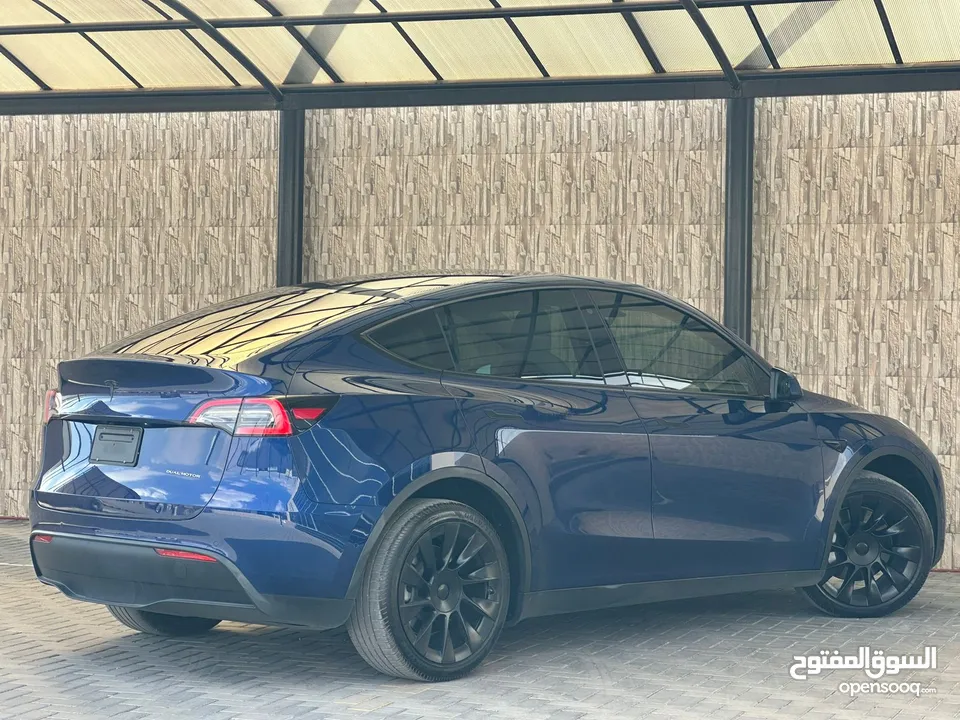 TESLA MODEL Y 2021 LONG RANGE تيسلا لونج رينج دول موتور فحص كااامل بسعر مغرري