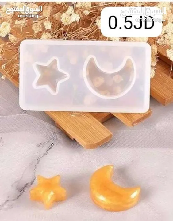 قوالب سيلكون بأشكال مميزة للشمع والرزن
