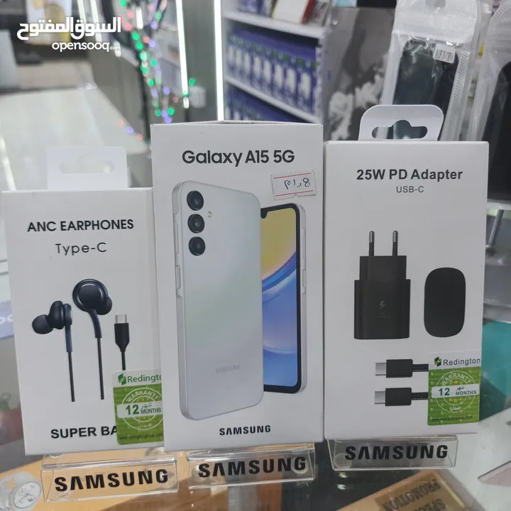 جهاز جديد بالكرتونه 128g 8ram Samsang a15 5g