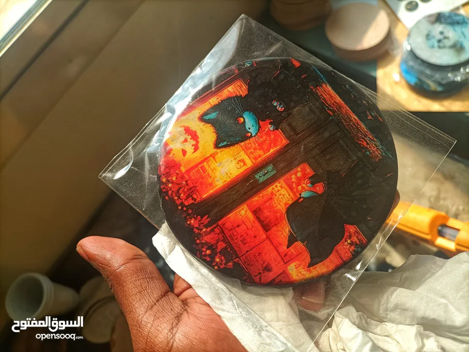 Unique resin coffee coaster in Bahrain now