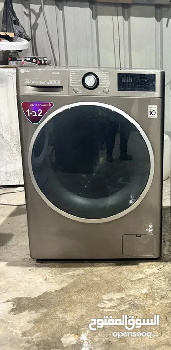 غسالة مع نشافة 10. كيلو مع تنشيف 7 كيلو