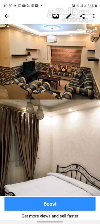 Deluxe fully furnished flat for rent near Jordan University