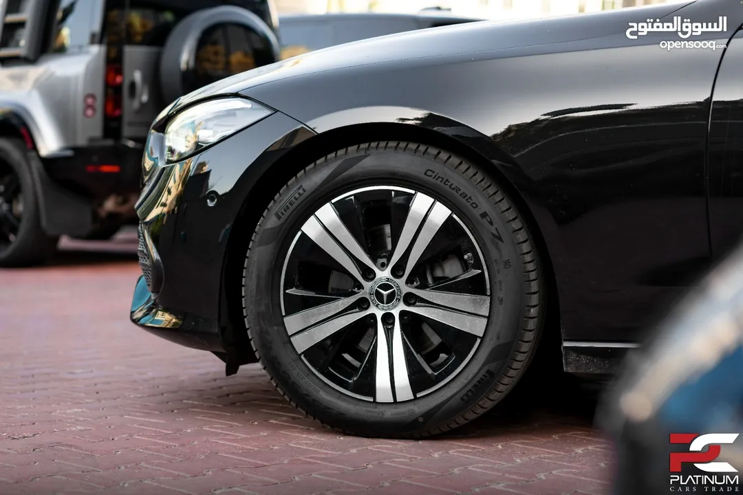 2024 Mercedes C180 – فتحة سقف – وارد المانيا للبيع