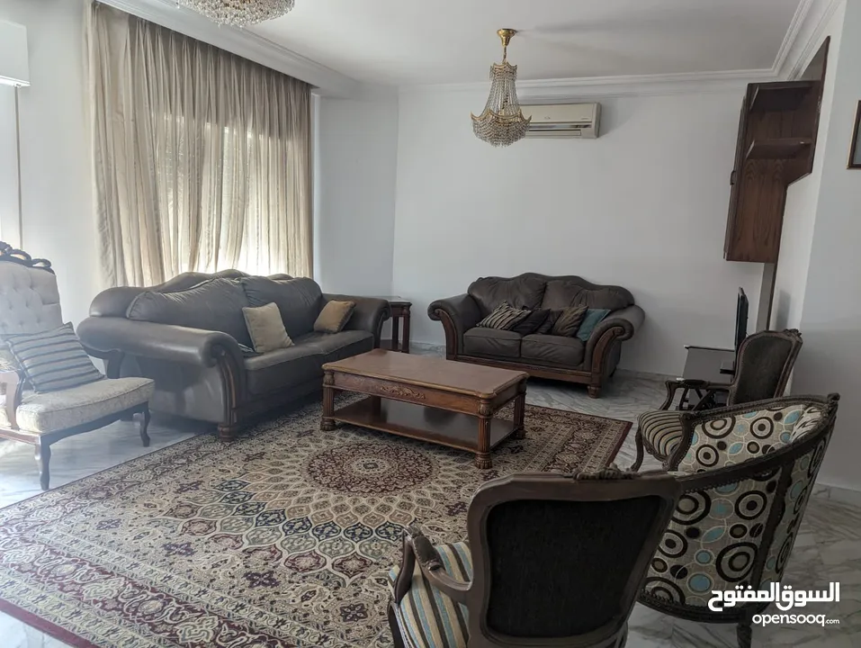 Spacious & Sunny 4 Bedroom Furnished Apartment In Abdoun - Near American Embassy