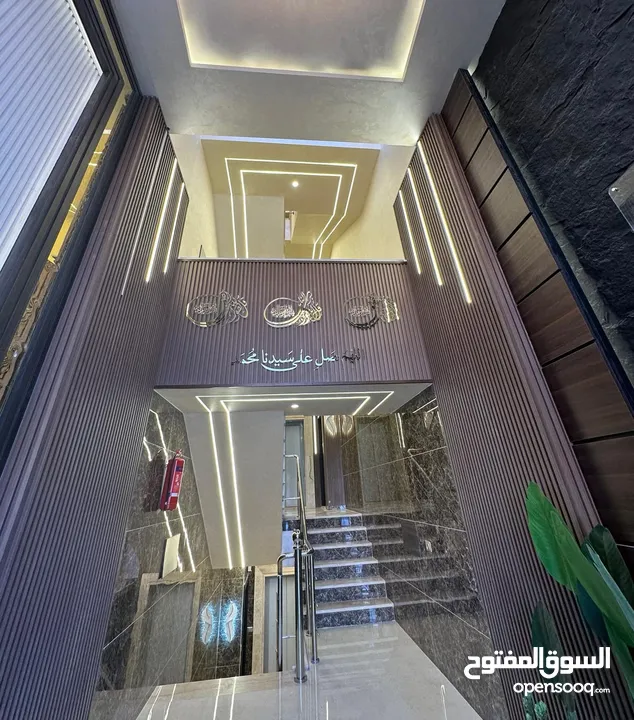 تشطيب فندقي مع تدفئة راكبة قرب امن ضاحية الرشيد