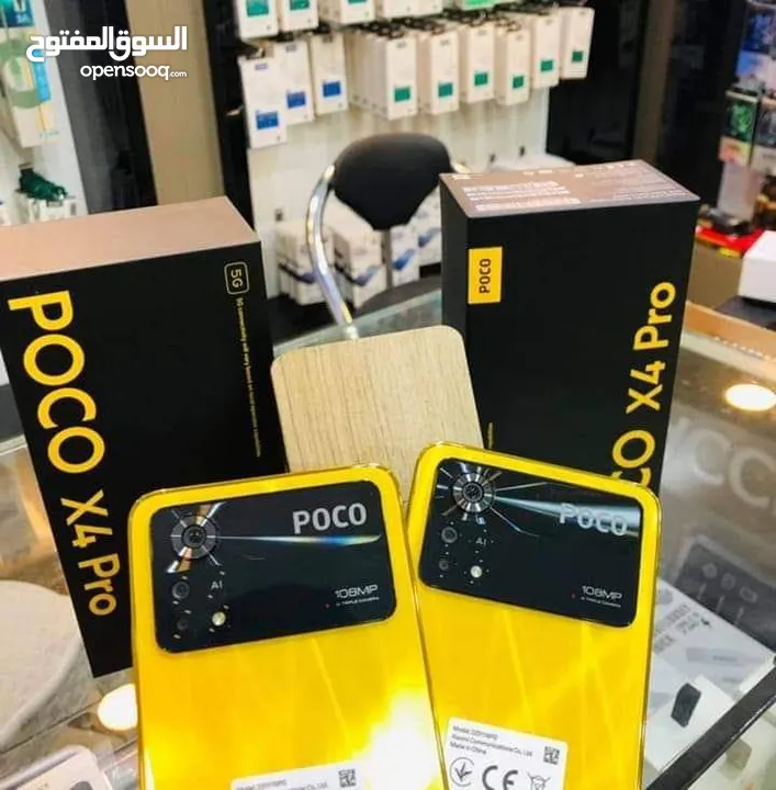 مستعمل اخو الجديد Poco X4pro 5G رام 8 واضافه جيجا 256 متوفر توصيل والوان