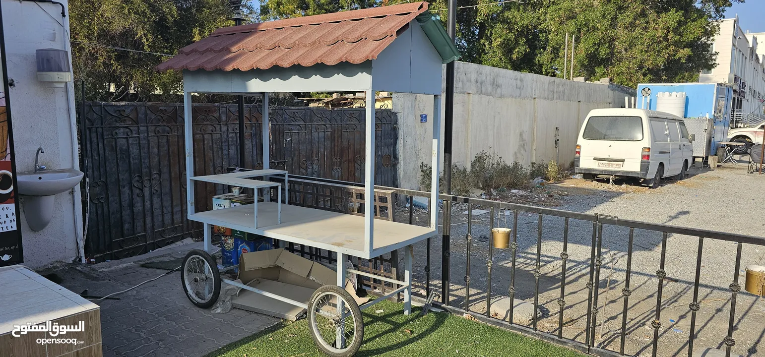 Newly fabricated tea stall for sale