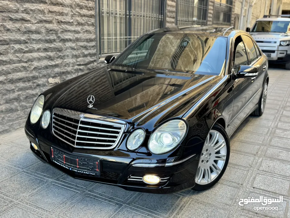 مرسيدس E200 2009 فحص كامل avantgarde كاملة الأضافات وارد الشركة غرغور بحالة الشركة