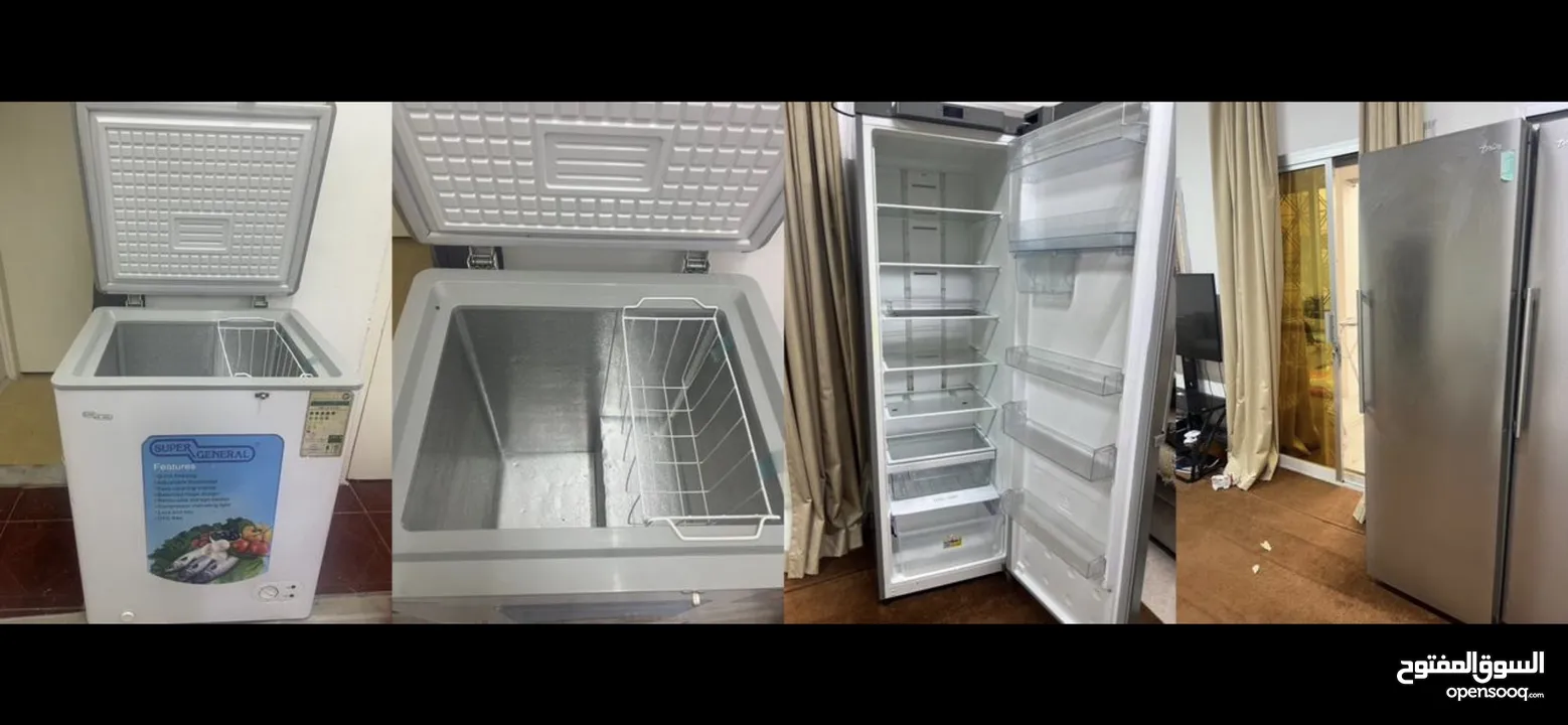 Fridge and freezer both 700