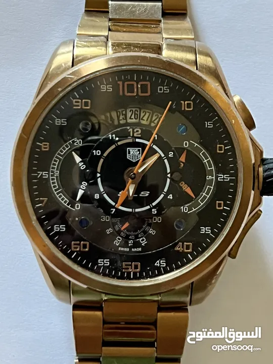 Tag Heuer Rose Gold SLS Mercedes Benz Mens’ Chronograph Watch