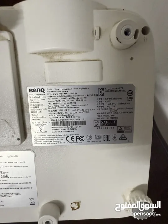 بروجكتور Benq mx550 2018 شبه جديد