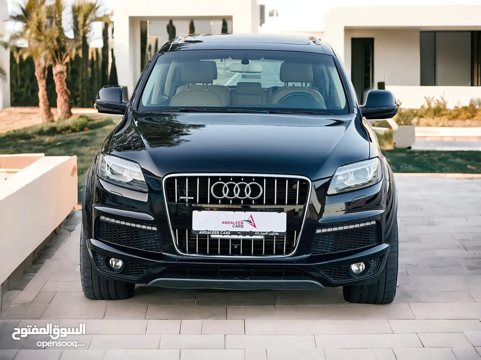    AUDI Q7  S-LINE 3.0  SUPERCHARGED FULL OPTION  GCC  0% DOWNPAYMENT