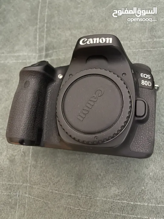 Canon 80d with lens 18-55mm stm