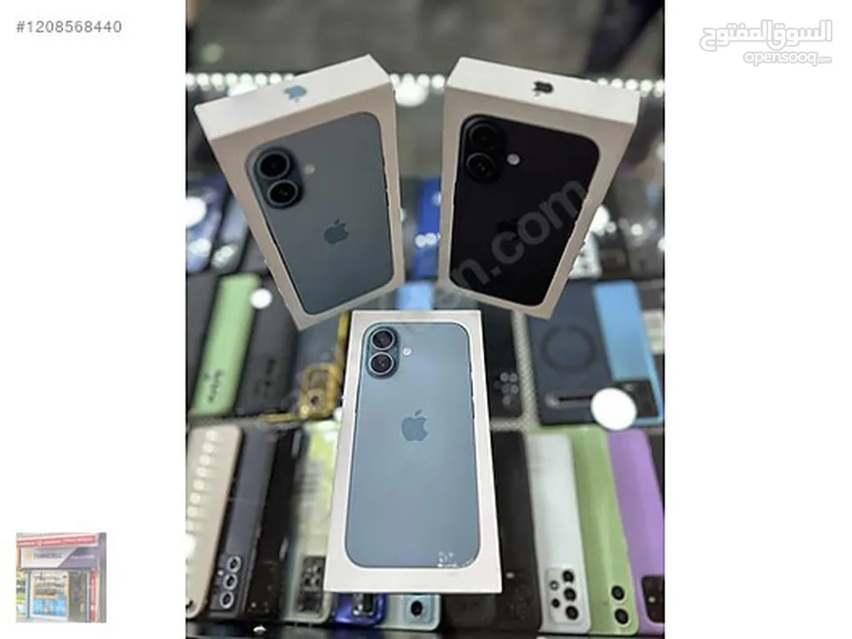 iPhone 16 128GB  جديد كفالة شرق اوسط